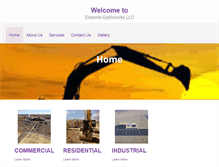Tablet Screenshot of extremeearthworks.com